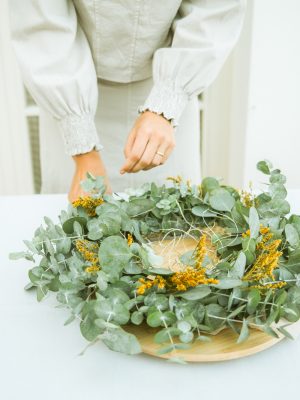 Christmas wreath workshop