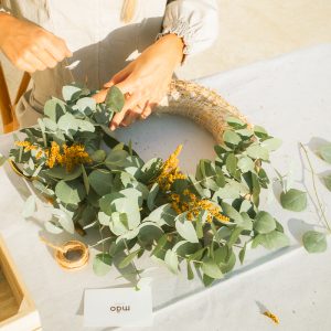 Christmas wreath workshop